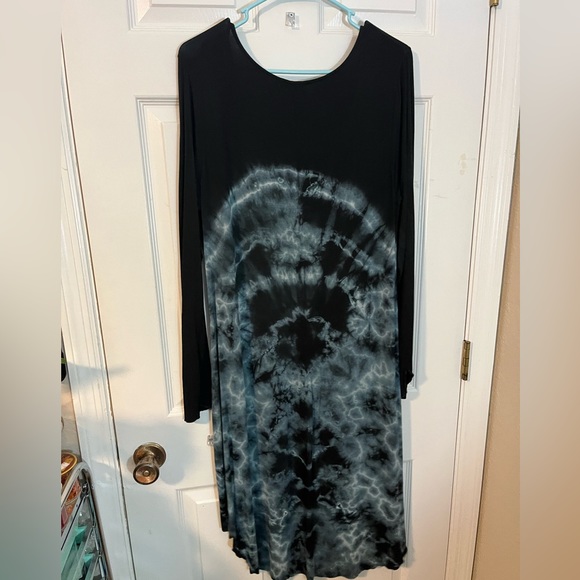 Earthbound Trading Tie Dye High Low Dress Sz XL - Picture 5 of 8